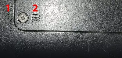 HDD Icon on Laptop Case